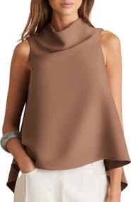 Reiss Simone Drape Top