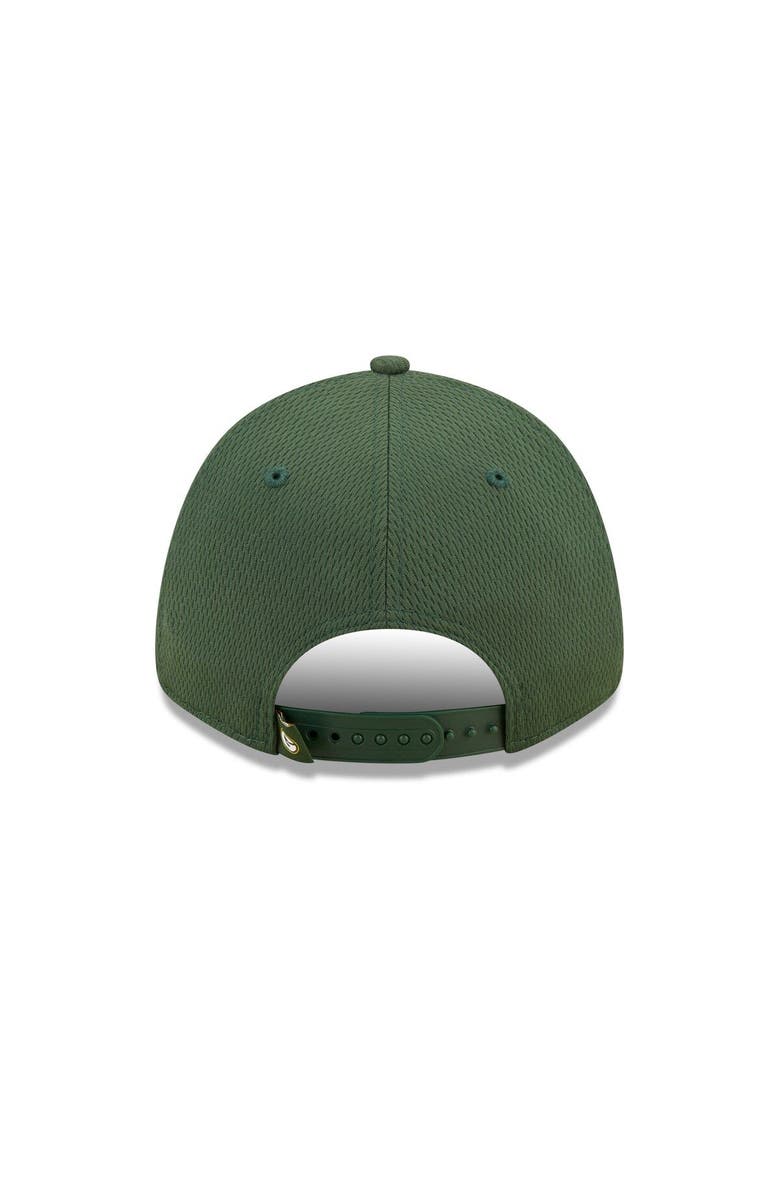 New Era Men's New Era Green Green Bay Packers Framed AF 9FORTY Snapback Hat, Alternate, color, Green