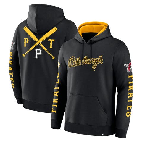 Men's Fanatics  Black Pittsburgh Pirates Big City Legacy Fleece Pullover Hoodie