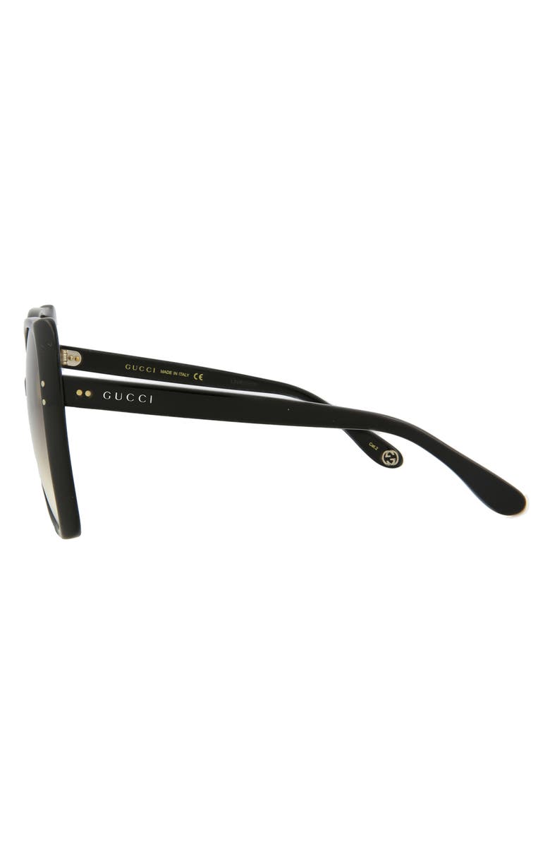 Gucci 62mm Oversize Square Sunglasses, Alternate, color, 