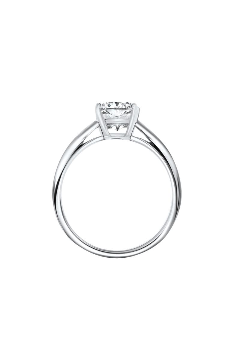 Bliss Diamond Certified 2Ct Cushion Solitaire Diamond Engagement Ring 14k Gold Lab Grown, Alternate, color, 14K White Gold