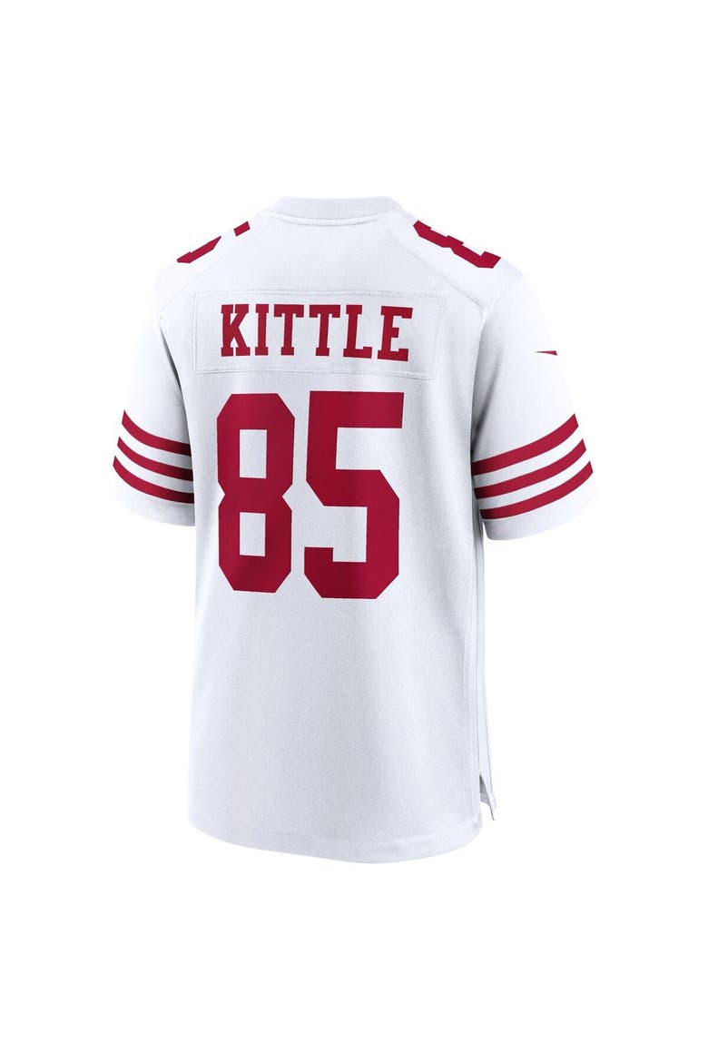 Men's Nike George Kittle White San Francisco 49ers Player Game Jersey, Alternate, color, White