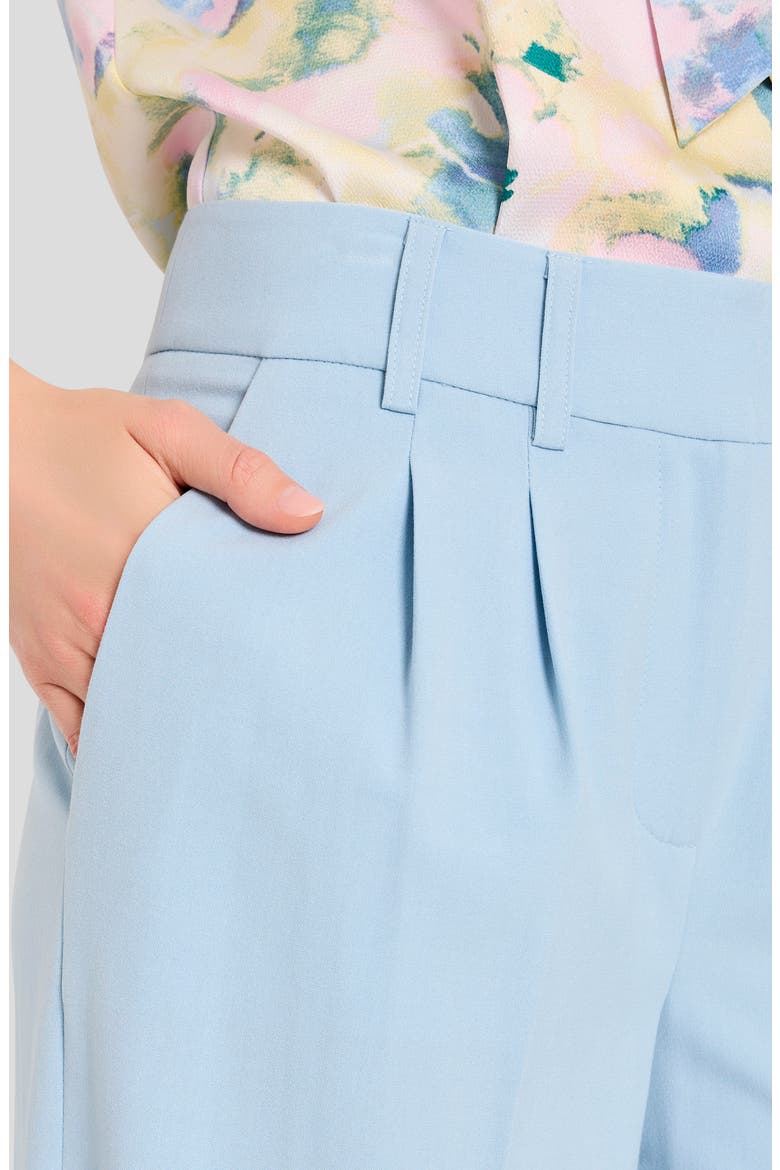 Pleated Wide Leg Pants, Alternate, color, ICE BLUE