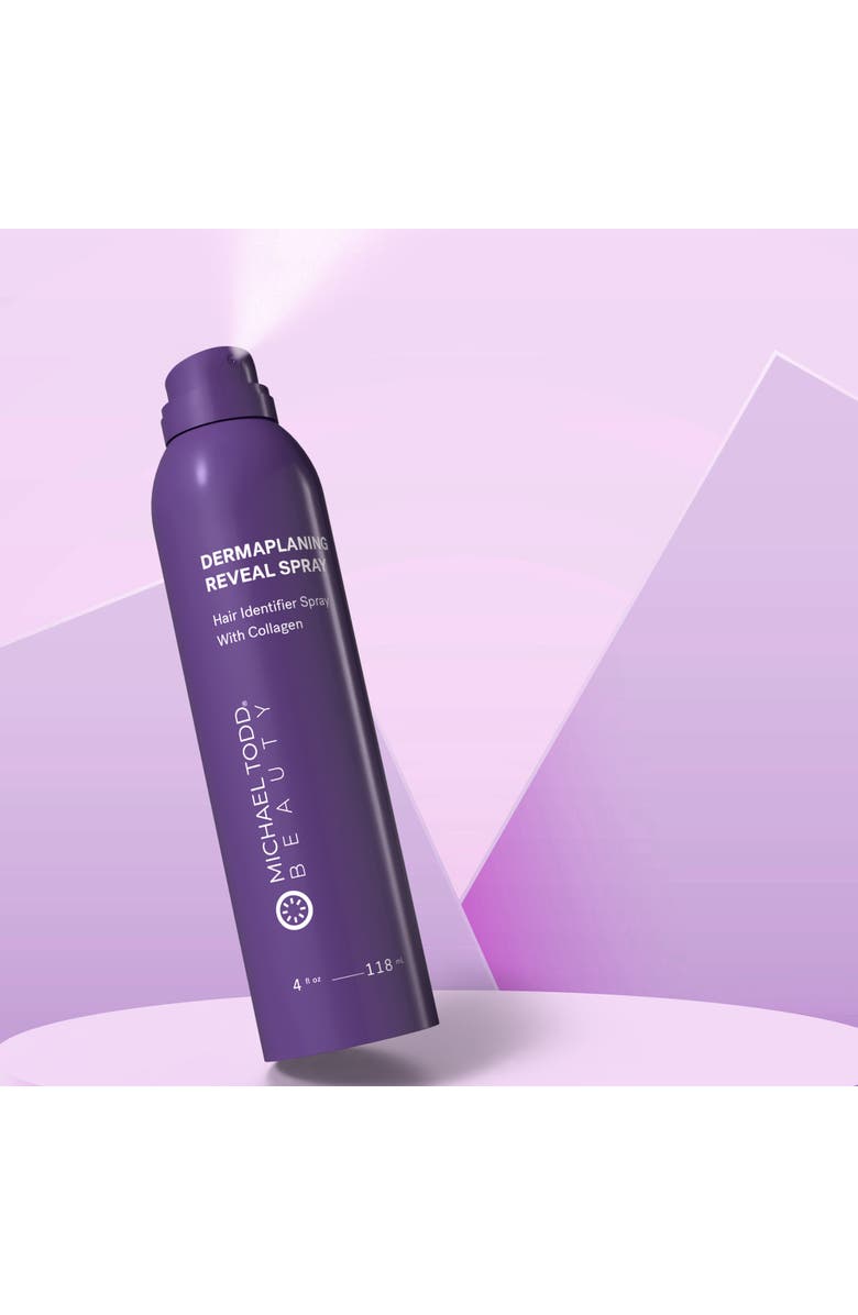 MICHAEL TODD BEAUTY Sonicsmooth Hair Identifier Spray for Dermaplaning, Alternate, color, Shade Between Blue And Red.