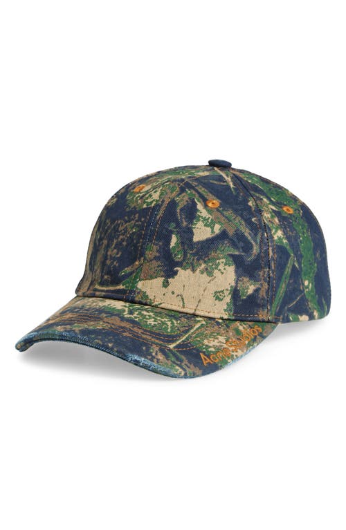 ACNE STUDIOS ACNE STUDIOS ACID WASH COTTON RIPSTOP BASEBALL CAP