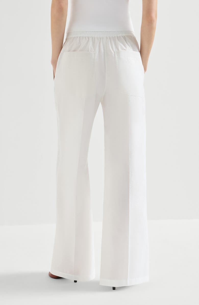 Brunello Cucinelli Loose Track trousers, Alternate, color, White