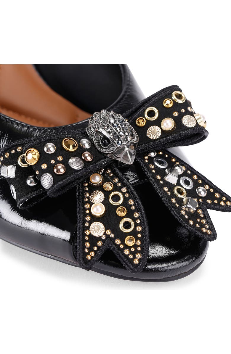 Kurt Geiger London Belgravia Stud Bow Slide Sandal, Alternate, color,