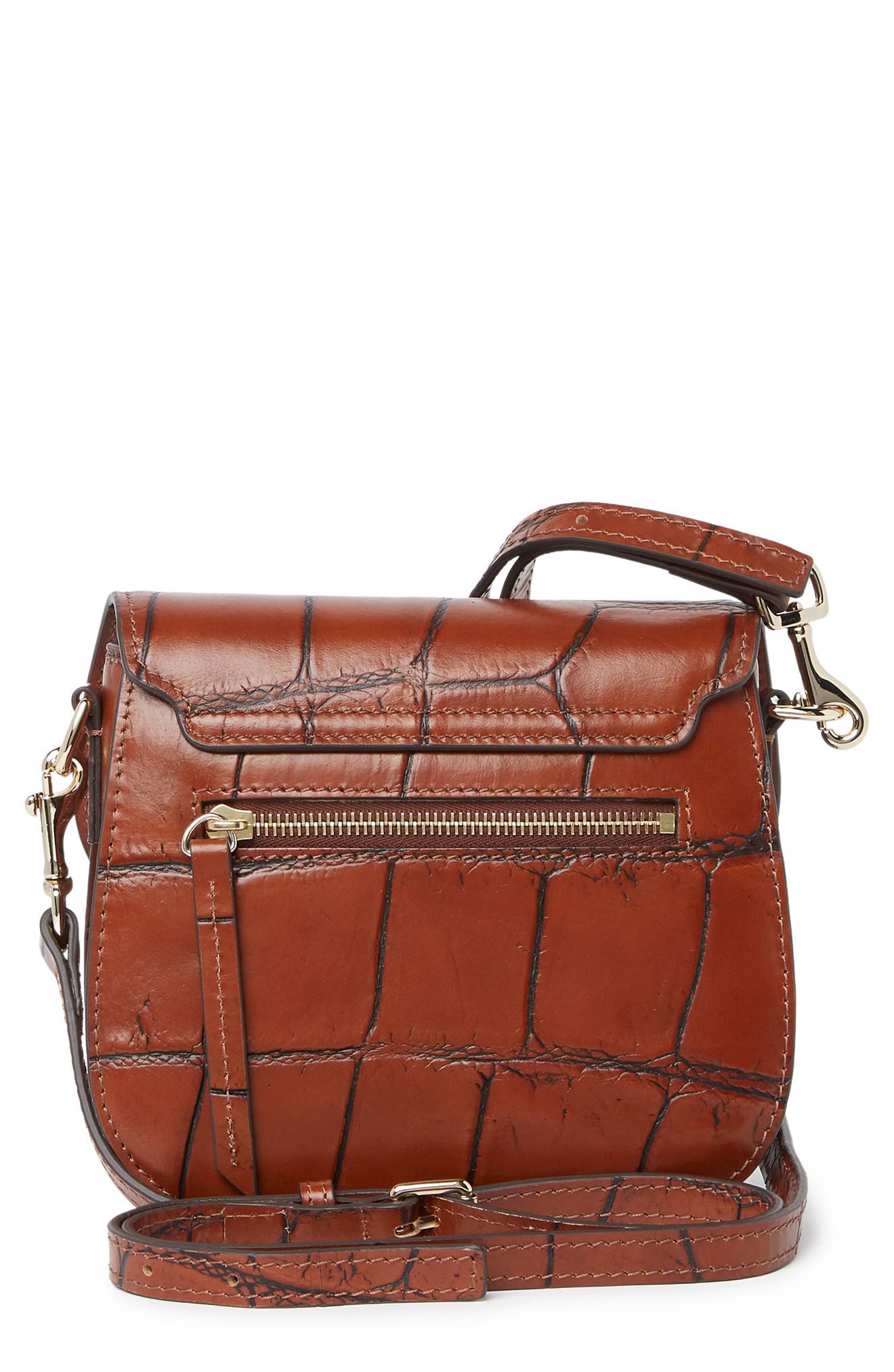 Dooney & Bourke Croc Embossed Crossbody (Men) | Nordstromrack