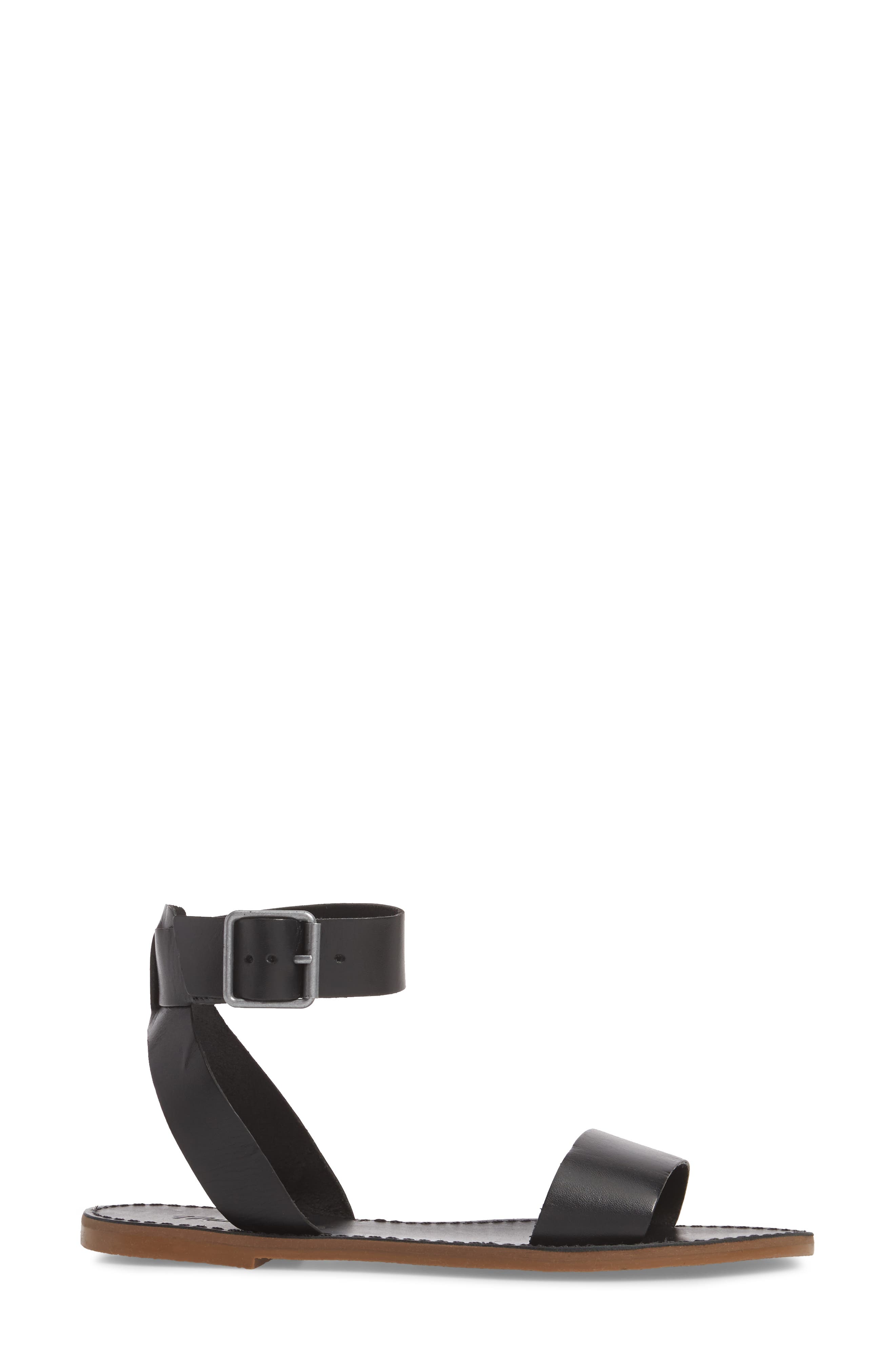 Madewell The Boardwalk Ankle Strap Sandal, Alternate, color, 