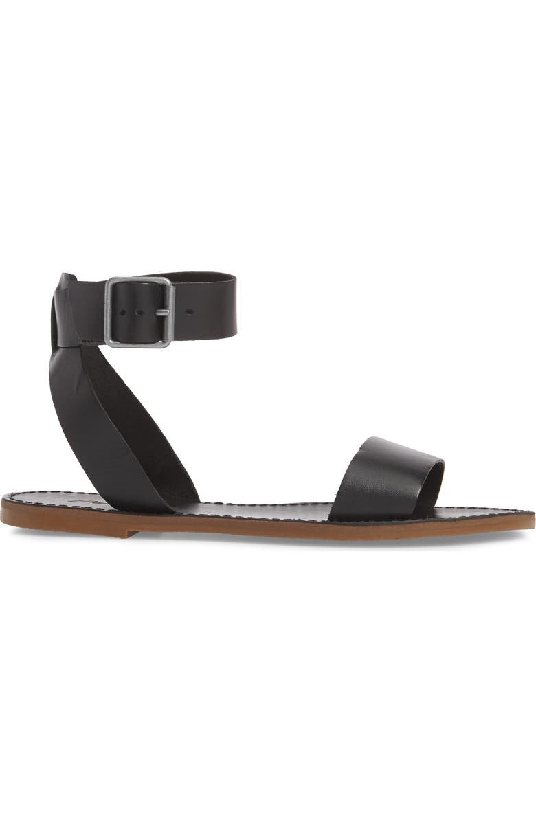 Madewell The Boardwalk Ankle Strap Sandal, Alternate, color,