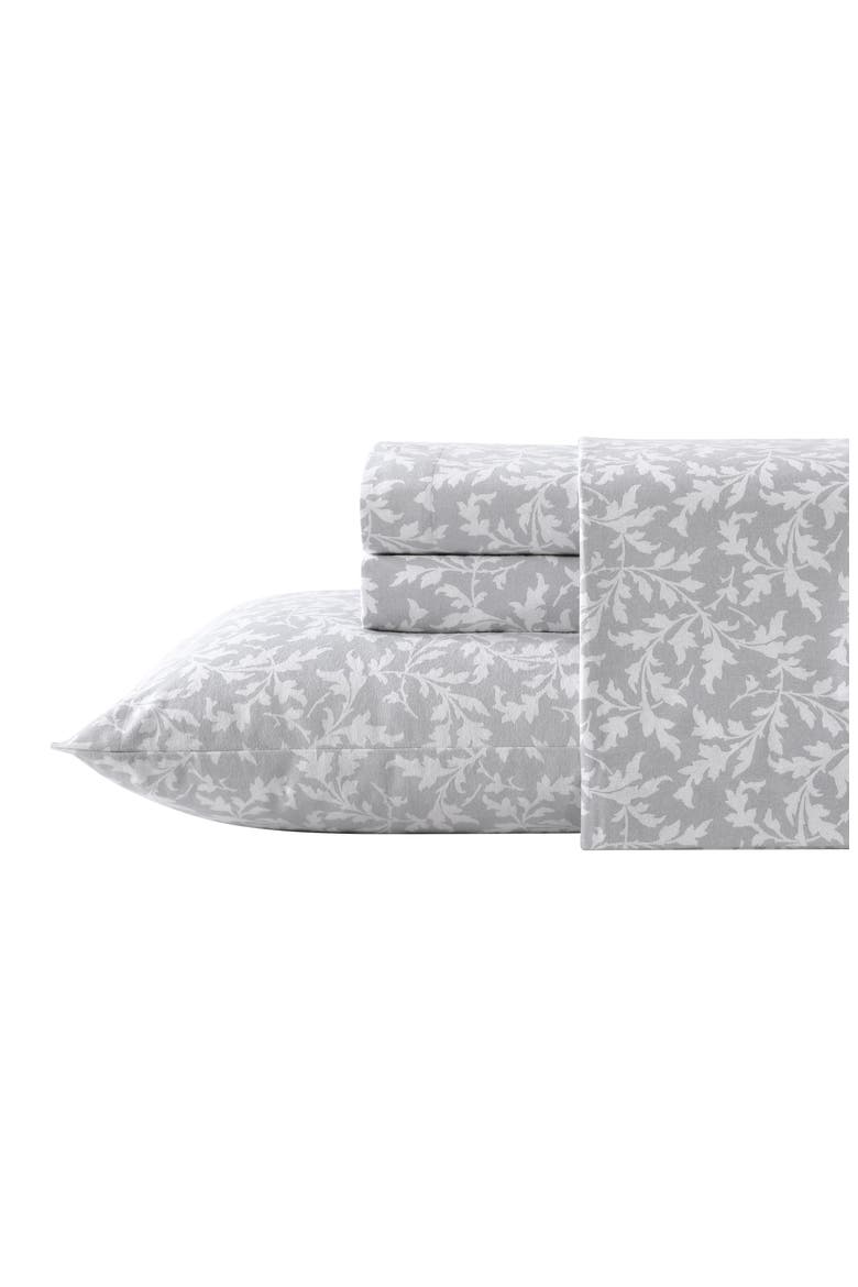 Crestwood Cotton Flannel Sheet Set, Main, color, LT-PASTEL GREY