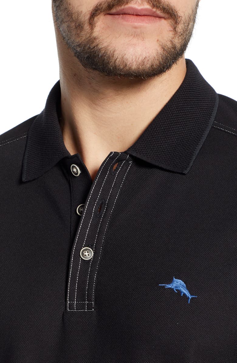 Tommy Bahama Emfielder 2.0 Polo, Alternate, color, Black