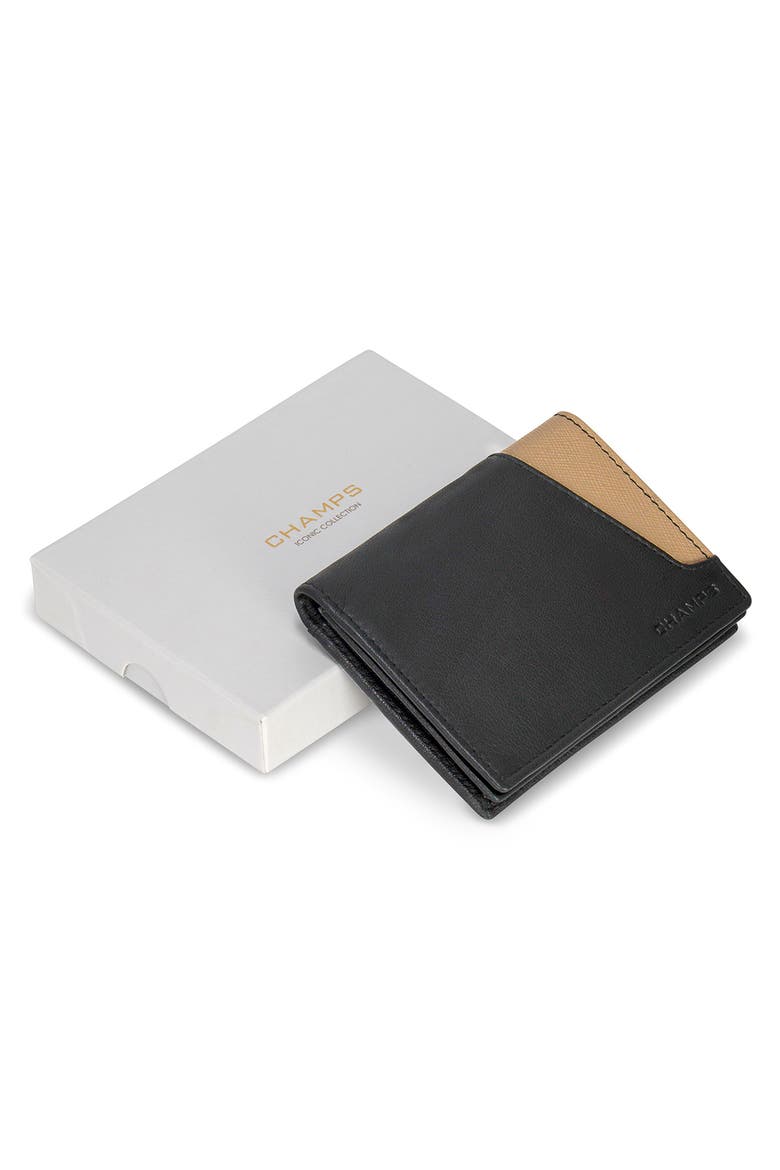 Iconic Cardholder, Alternate, color, BLACK/ IVORY