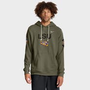 Nike Men's Nike Olive LSU Tigers 2025 Military Appreciation Standard Issue Dri-FIT Hoodie