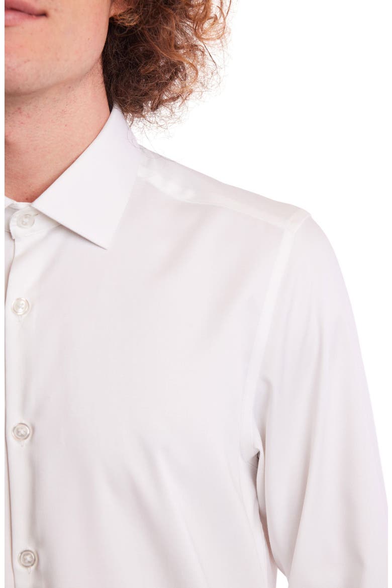 Parker Button-Up Shirt, Alternate, color, WHITE