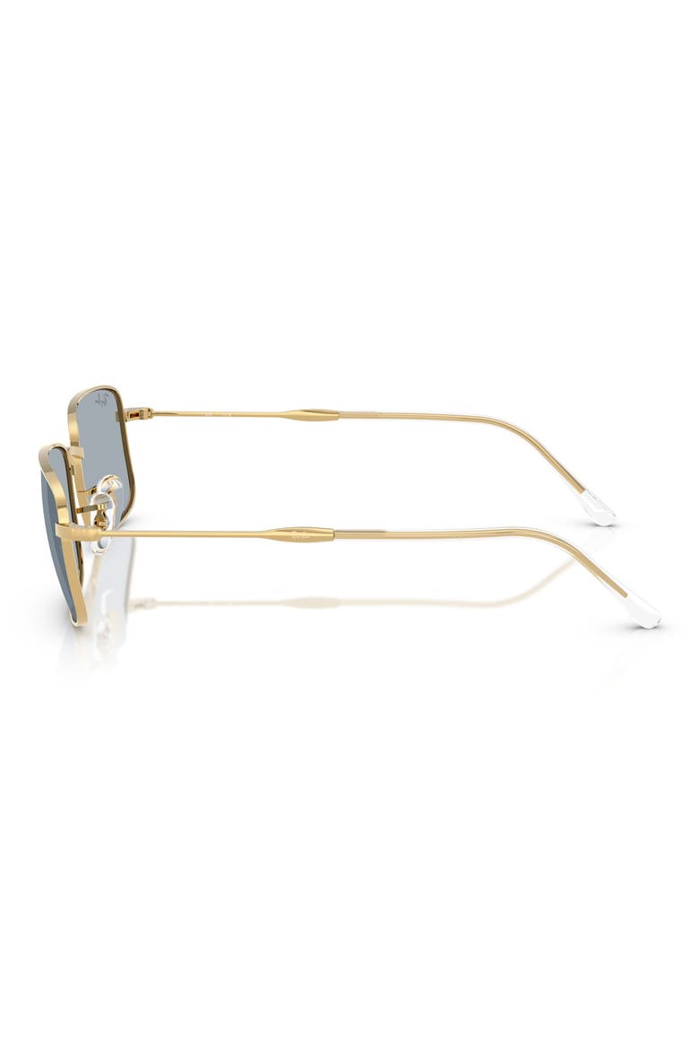 59mm Rectangle Sunglasses, Alternate, color, ARISTA / BLUE