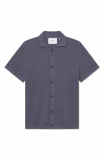 Gespertus Short Sleeve Cotton & Wool Knit Shirt