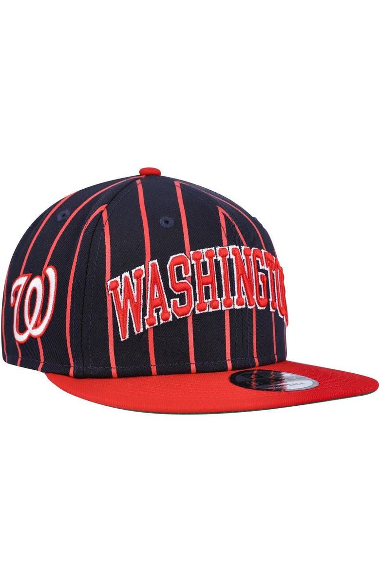 New Era Men's New Era Navy/Red Washington Nationals City Arch 9FIFTY Snapback Hat, Main, color, Navy