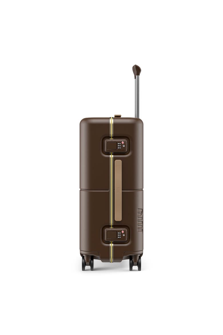Carry On Trunk, Alternate, color, Matte Brown