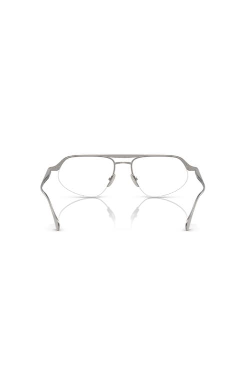 Ferrari 55mm Irregular Optical Glasses In Gray