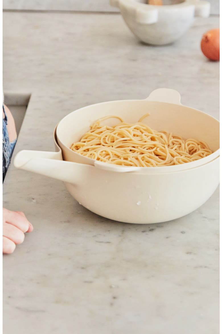 Pronto Large Handy Bowl & Colander Set, Alternate, color, BLACK