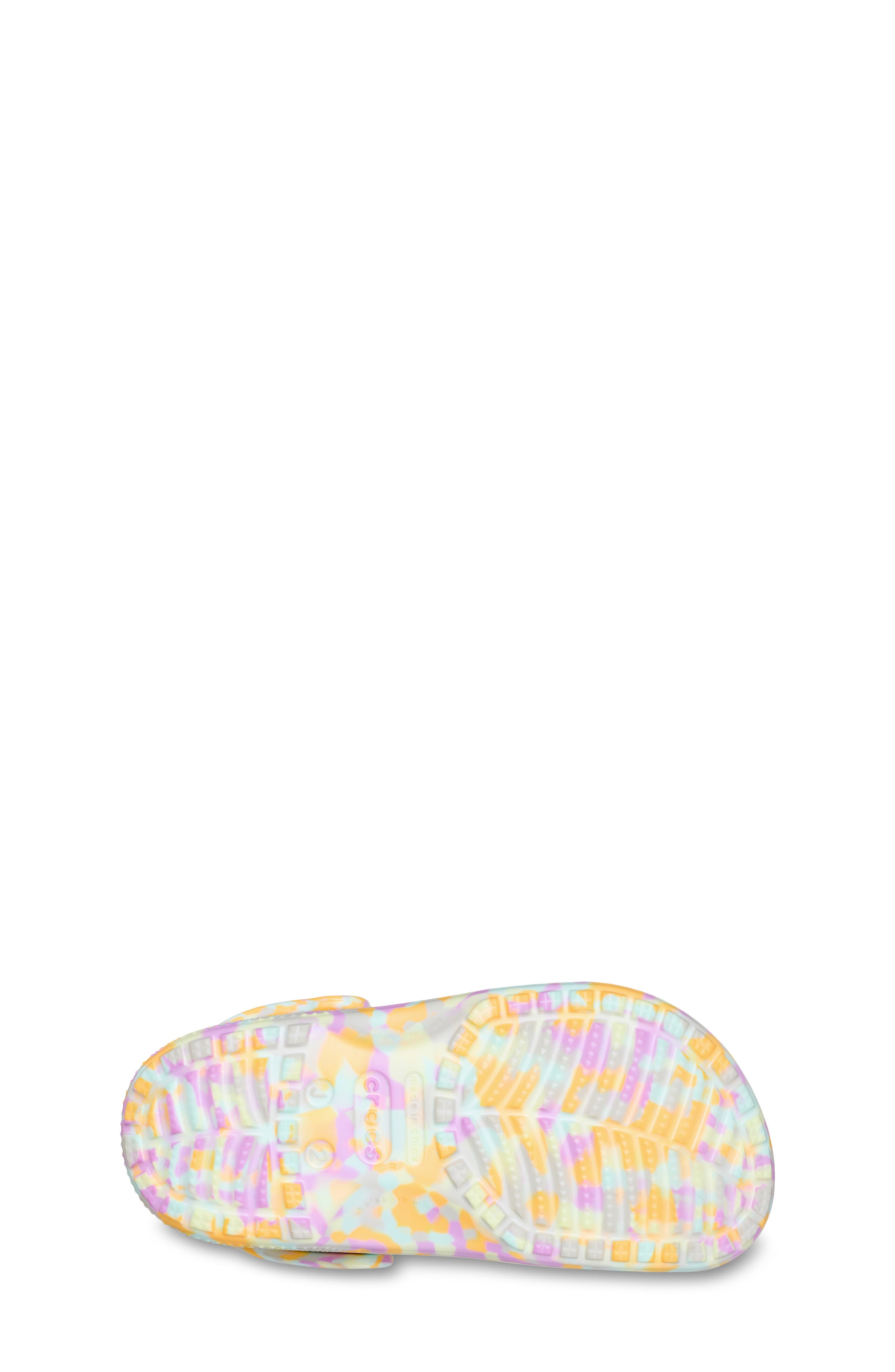 Kids' Classic Glow Confetti Clog, Alternate, color, MULTI GLOW