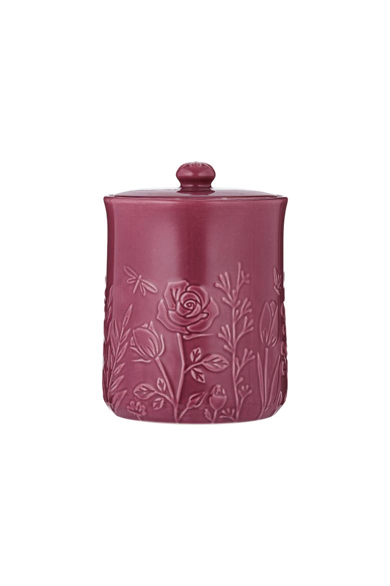 In The Meadow Medium Storage Crock, 7" x 5", Main, color, Purple