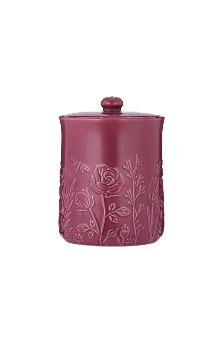 MASON CASH In The Meadow Medium Storage Crock, 7" x 5", Main, color, Purple