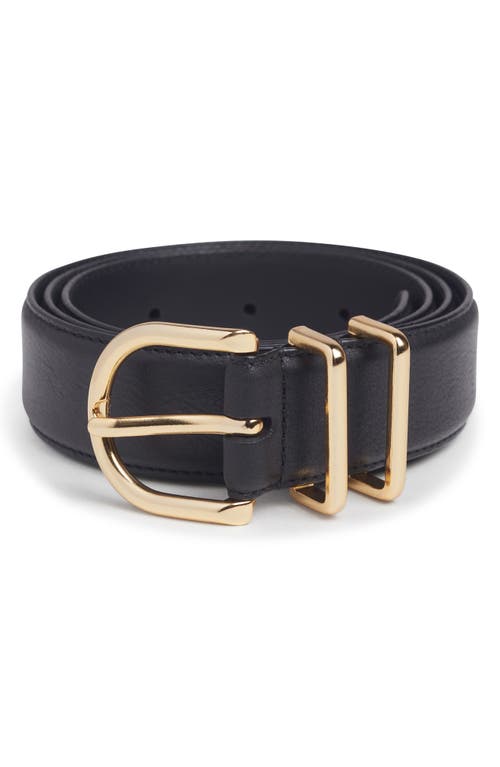 Favorite Daughter The Fancy Juni Leather Belt In Black