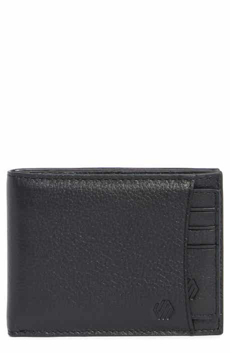 Johnston & Murphy Sliding 2-in-1 Pebbled Leather Bifold Wallet