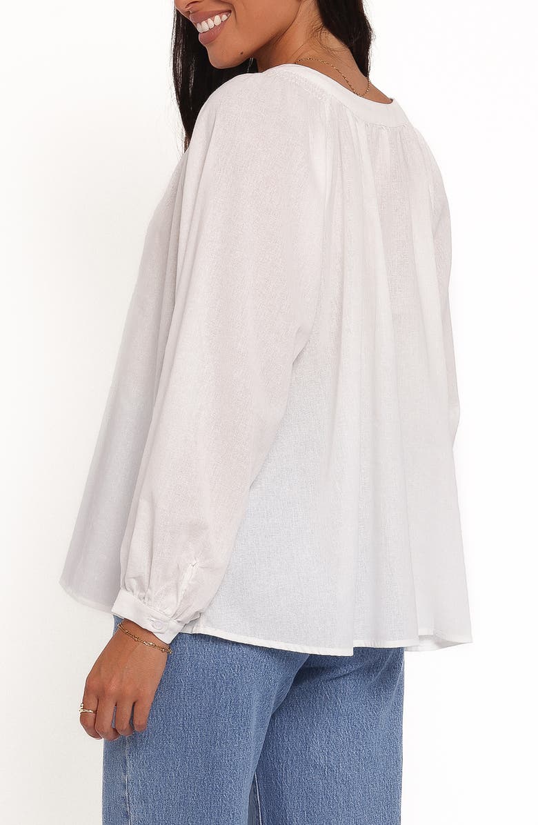 Petal & Pup Irisa Woven Cotton Shirt, Alternate, color, White