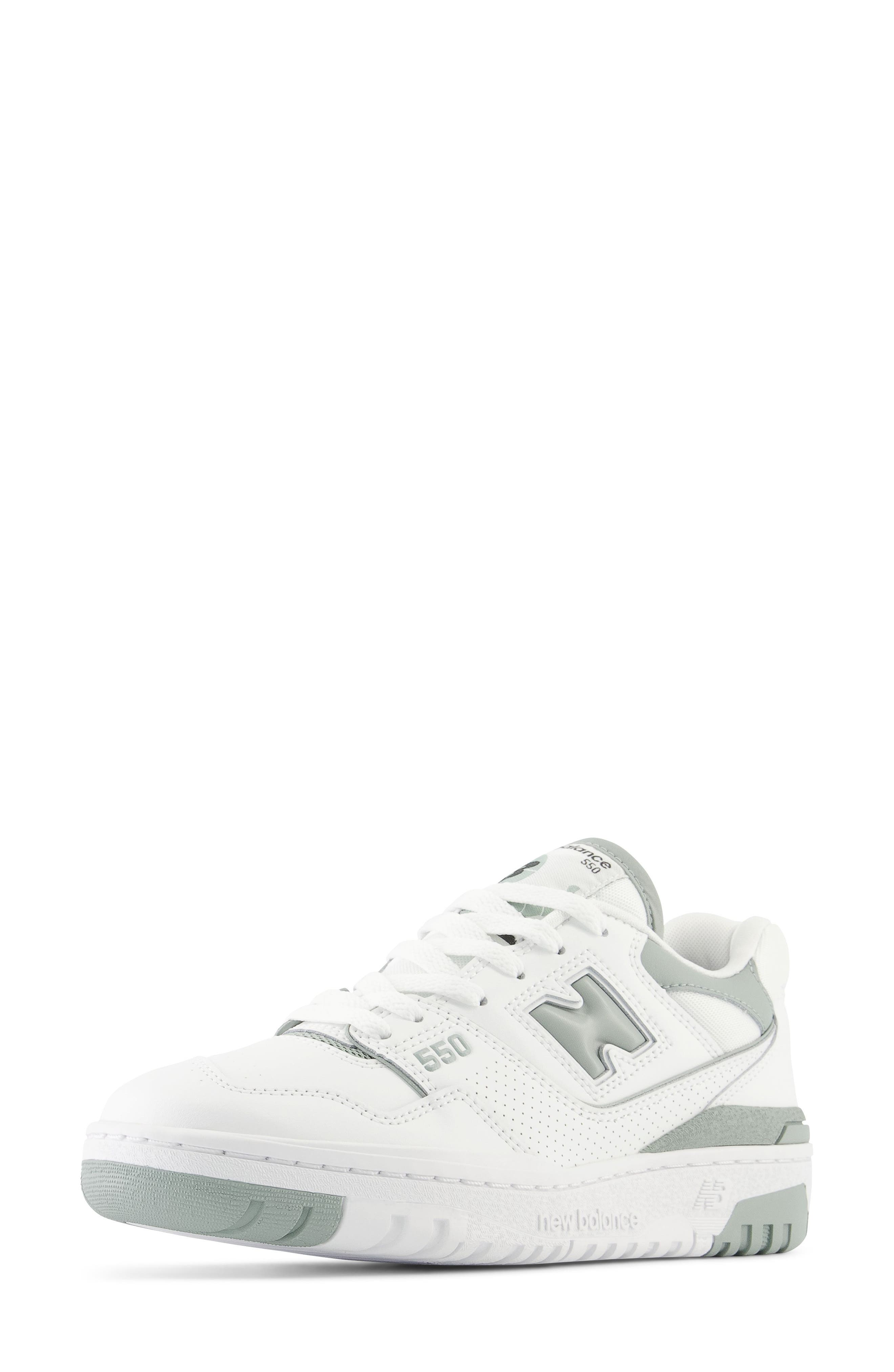 New Balance 550 Basketball Sneaker, Alternate, color, White/ Juniper
