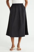 Theory Easy Midi Skirt