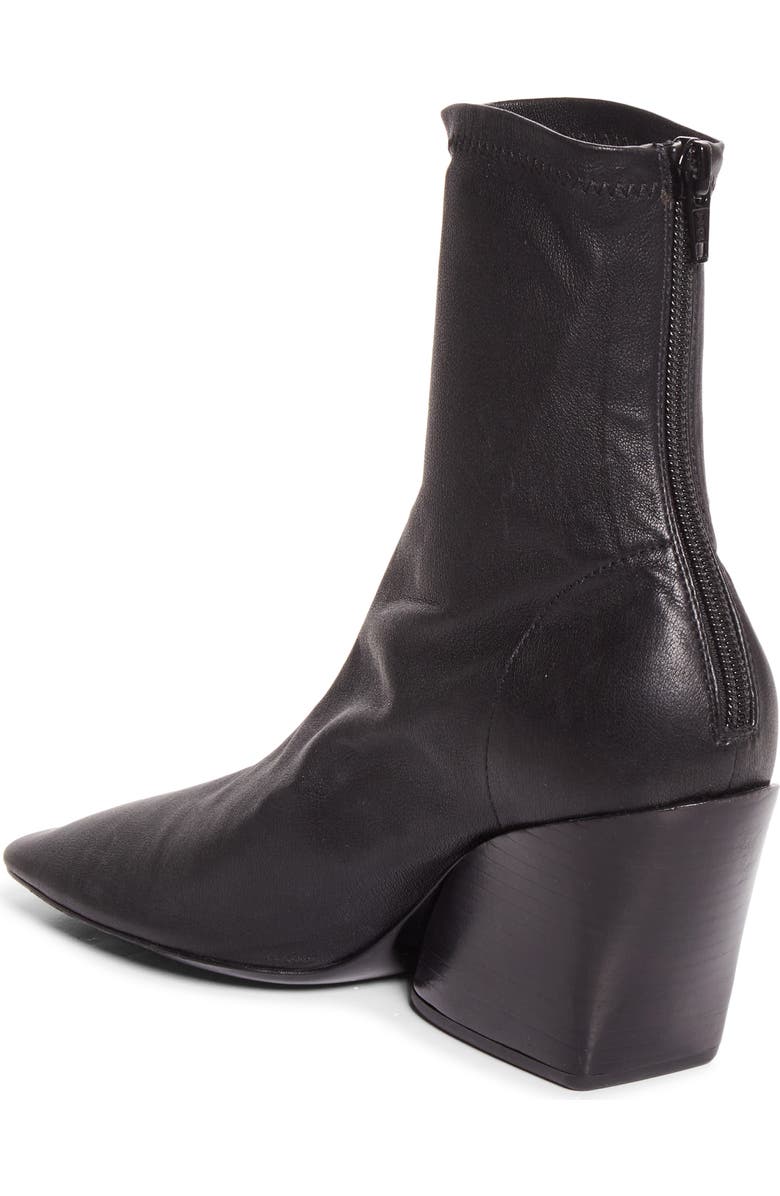 Proenza Schouler Slant Stretch Bootie, Alternate, color, Black