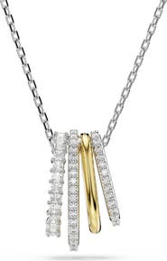 Swarovski Hyperbola Ring Pendant Necklace