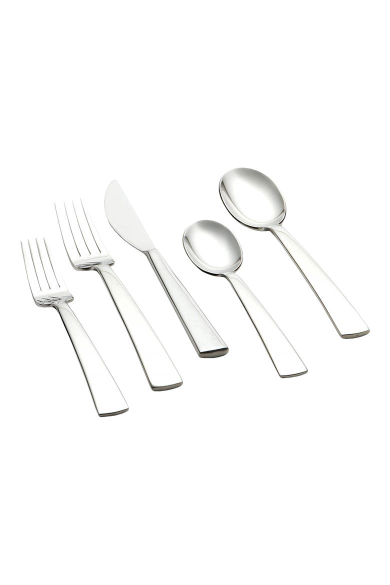 Flatware Burton 44-Piece Flatware Set, Main, color, STAINLESS