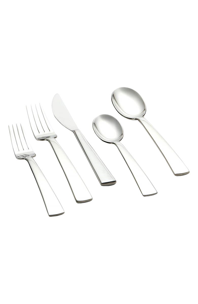 Ginkgo Flatware Burton 44-Piece Flatware Set, Main, color, 