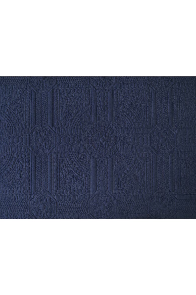 Courtyard Navy Bedding Quilt Collection Sets, Alternate, color, Blue