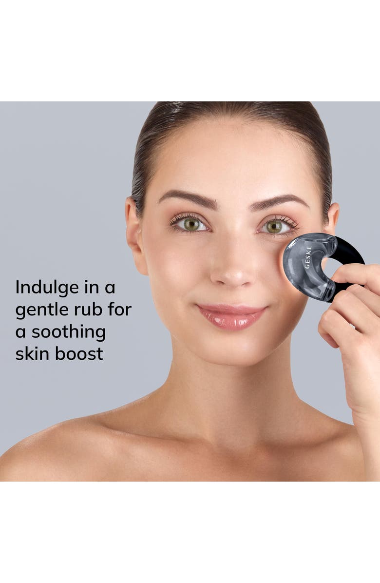 GESKE SmartAppGuided Cool & Warm Eye Massager | 7 in 1, Alternate, color, Black