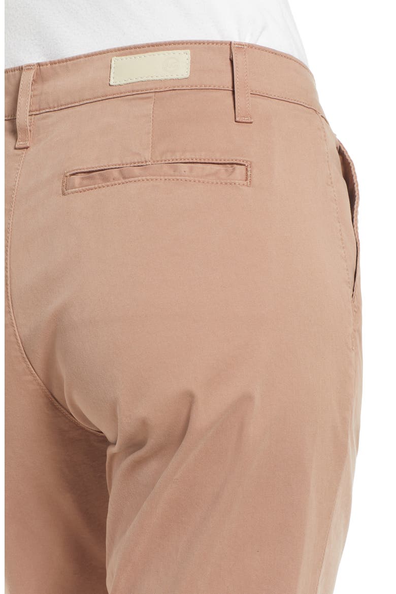 Caden Crop Twill Pants, Alternate, color, MAUVE ORCHID