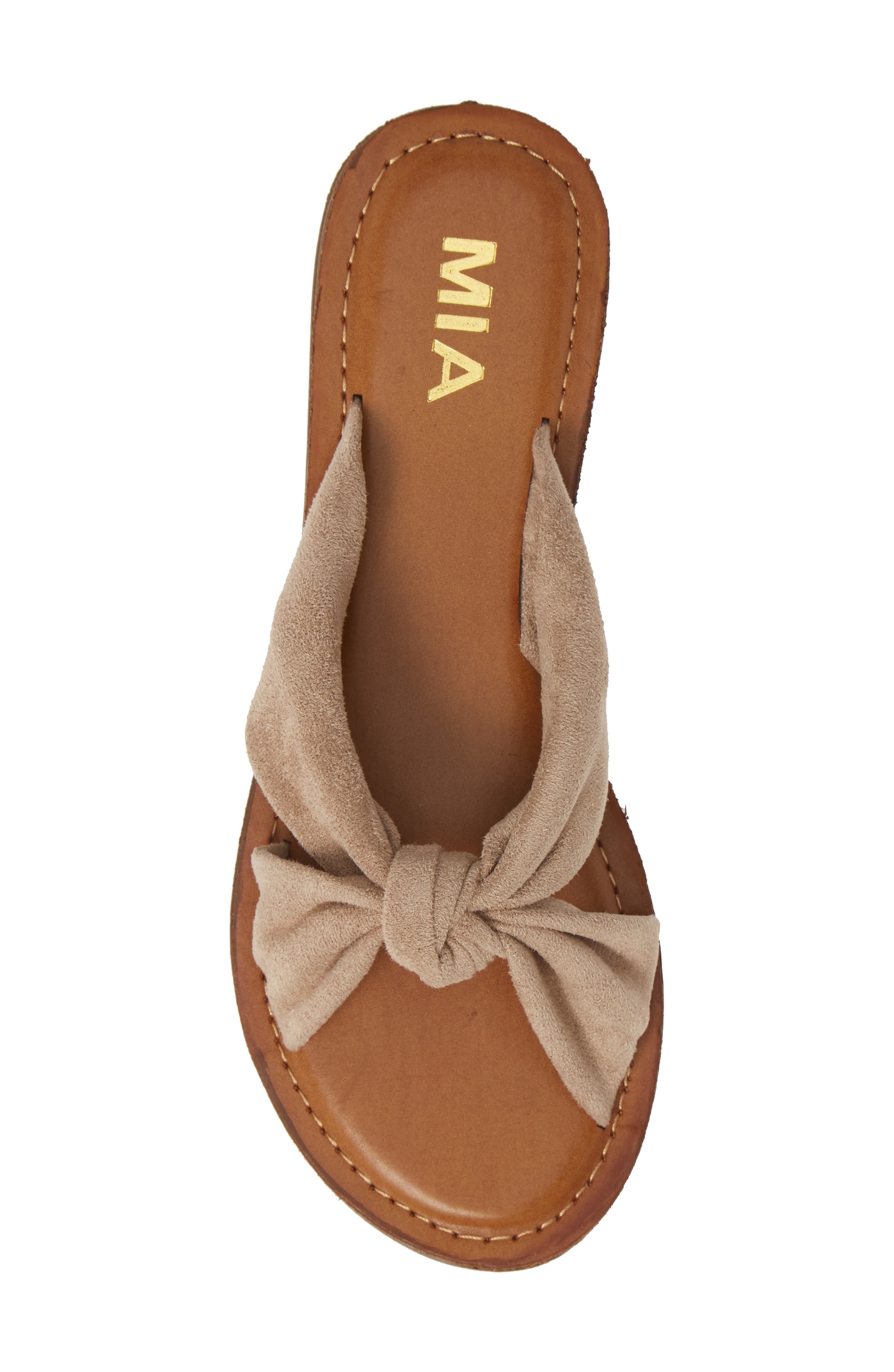 Emila Slide Sandal, Alternate, color, STONE SUEDE