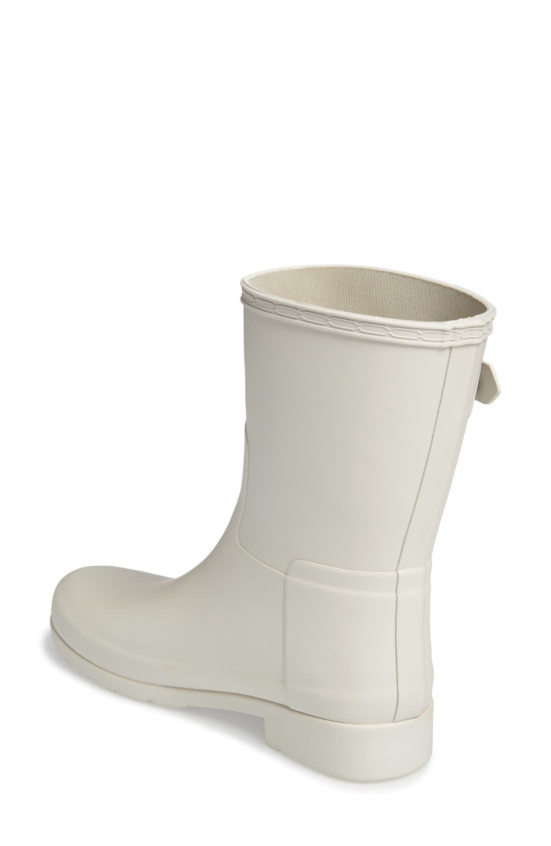 Original Refined Short Waterproof Rain Boot, Alternate, color, PARCHMENT