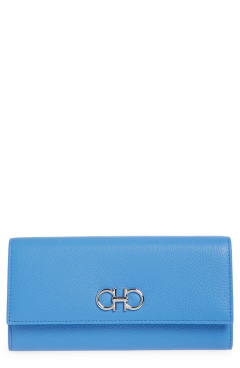 Double Gancio Leather Wallet On A Chain (Nordstrom Exclusive)