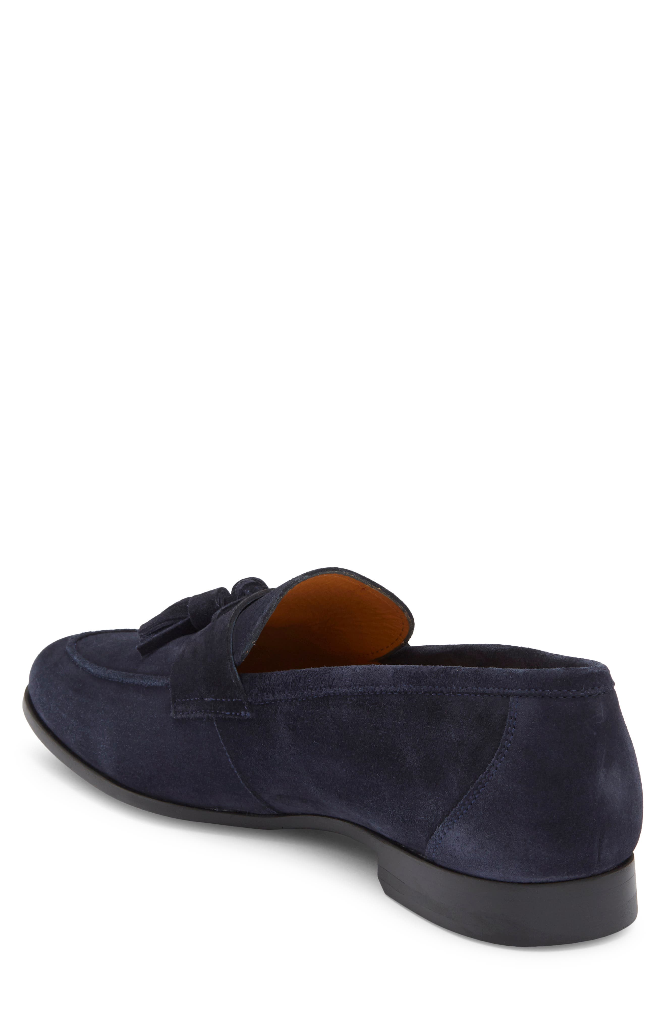 Tavarez Tassel Loafer, Alternate, color, NAVY SUEDE / NAVY