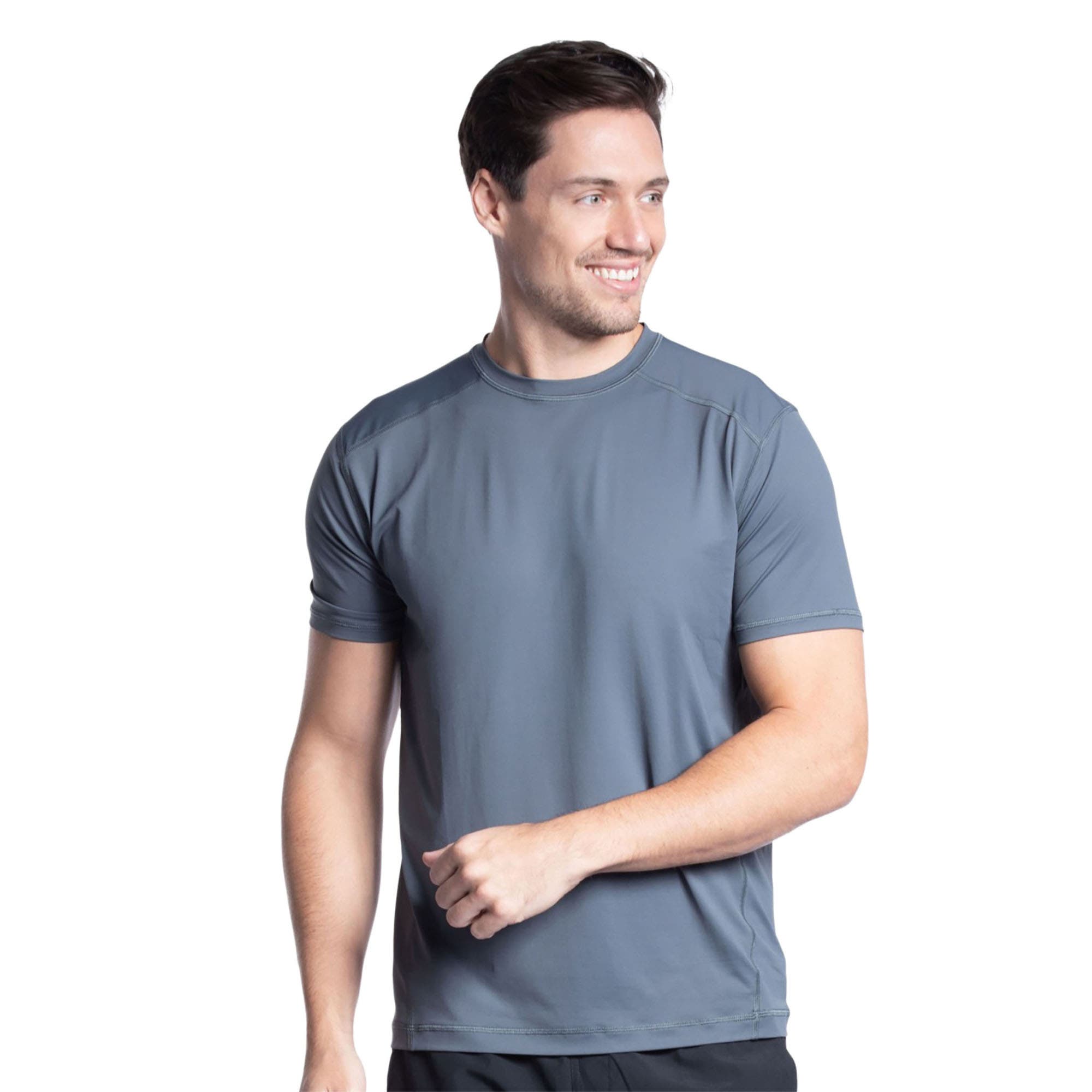 Men's Short Sleeve Crew Sun Shirt - image 3