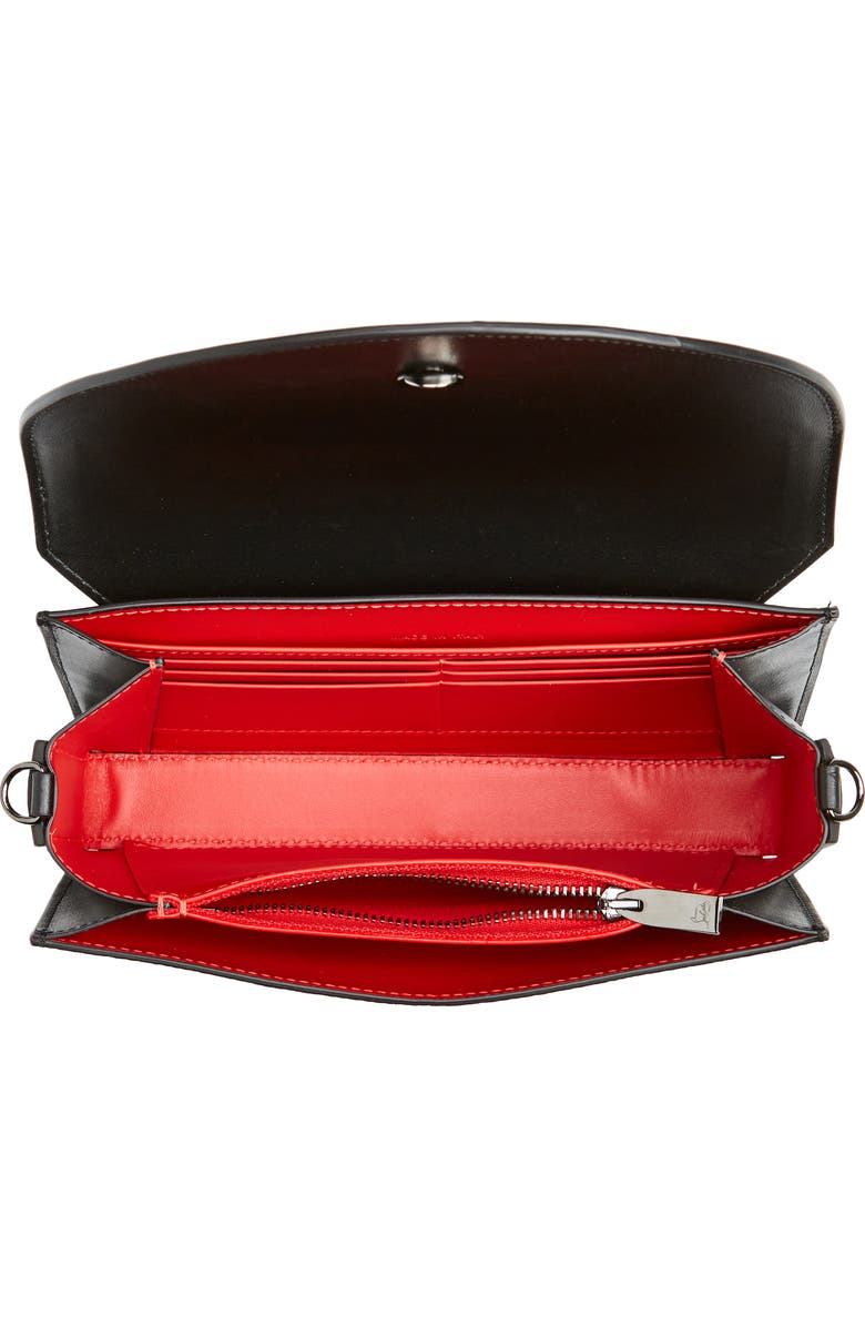 Christian Louboutin Explorafunk Leather Wallet on a Strap, Alternate, color,