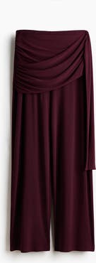 H&M Draped Jersey Trousers