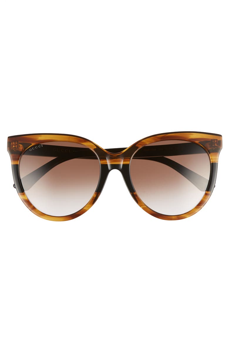 Gucci 55mm Round Sunglasses, Alternate, color, 