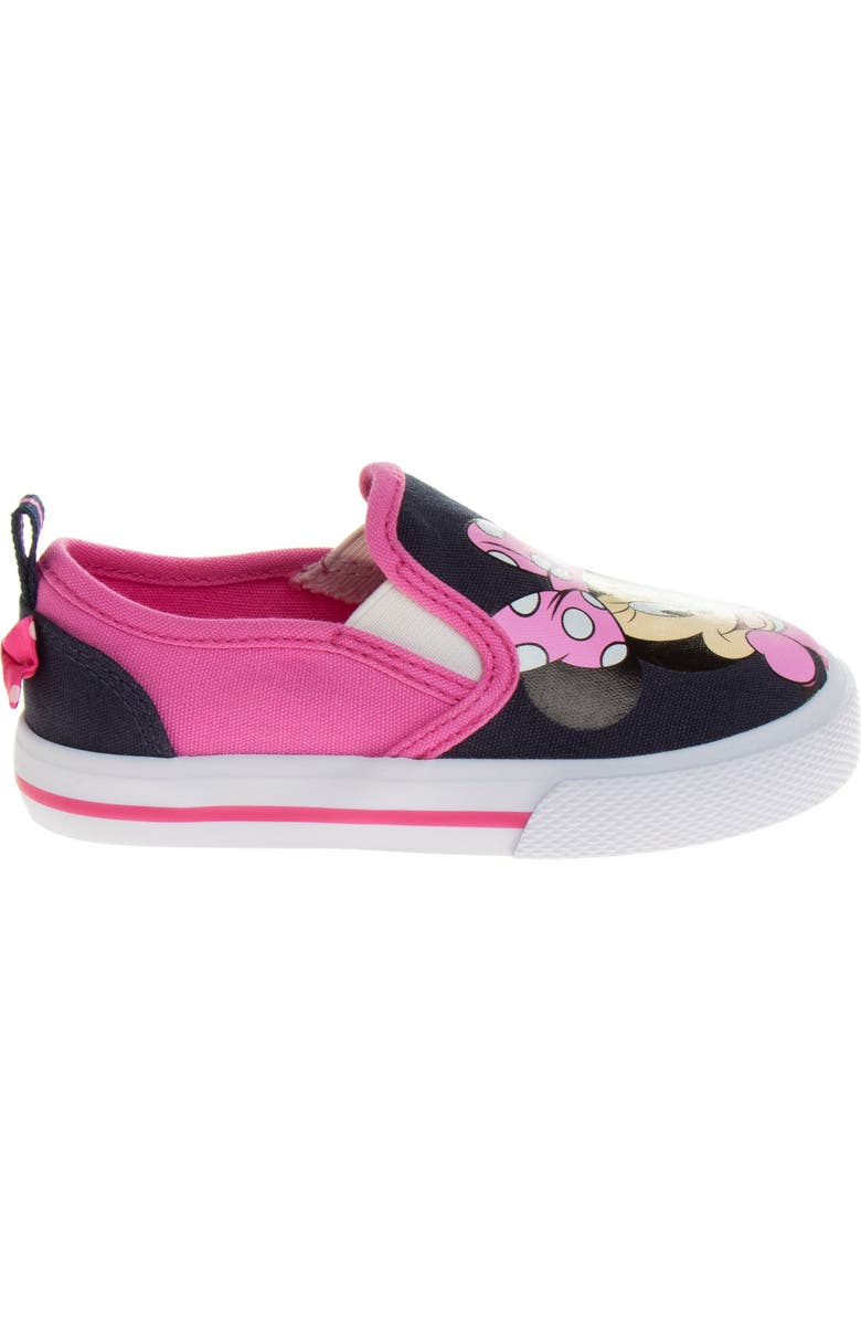 JOSMO x Disney<sup>®</sup> Kids' Minnie Mouse Slip-On Sneaker, Alternate, color, Navy/ Fuchsia
