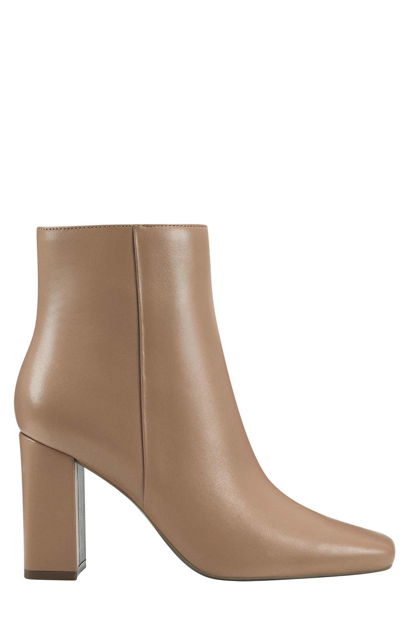 Nebula Square Toe Bootie, Alternate, color, MEDIUM NATURAL 101